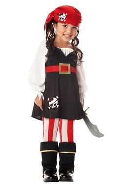 California Costumes Precious Lil' Pirate Costume Toddler 3-4